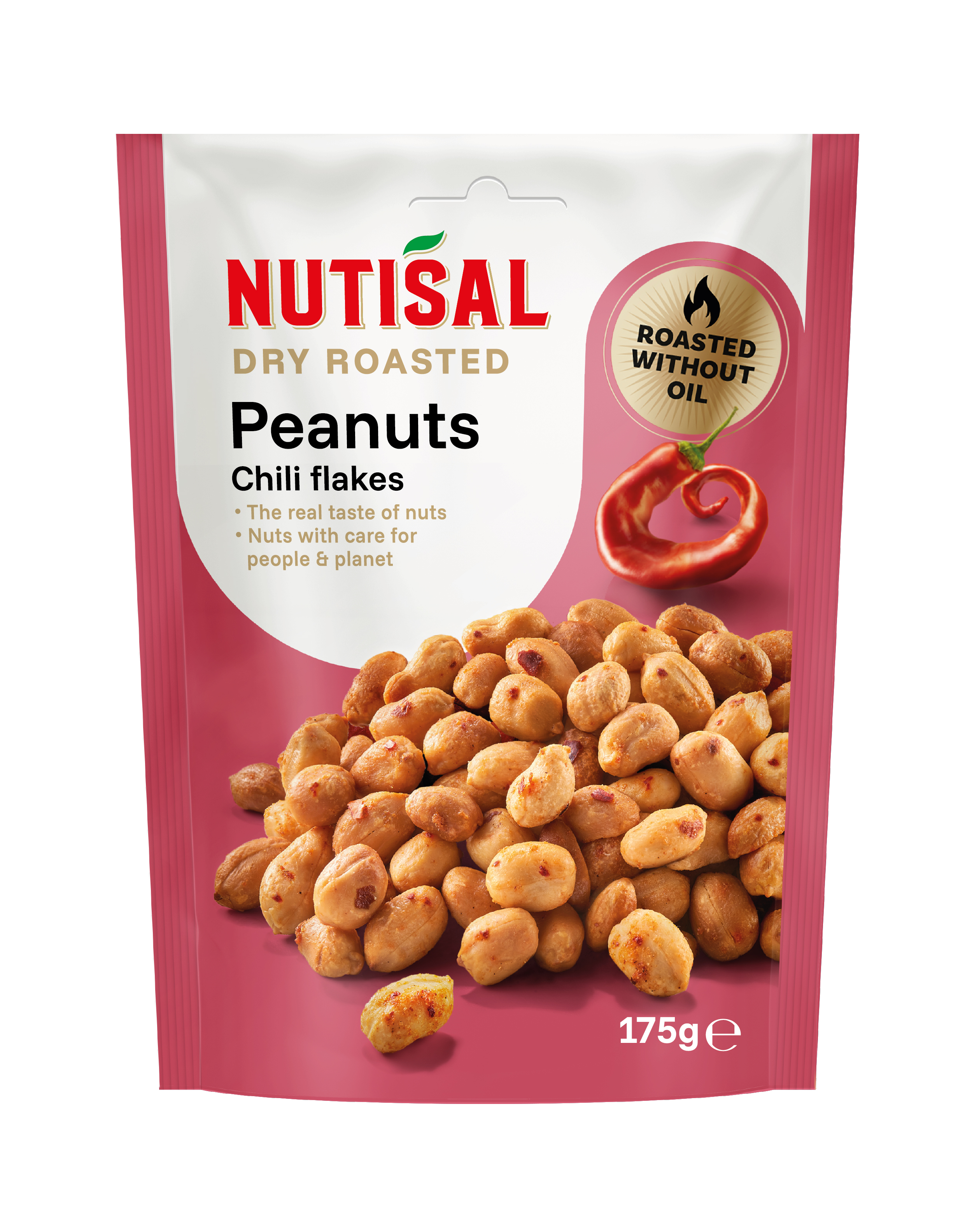 Nutisal Peanuts Chili flakes 175g